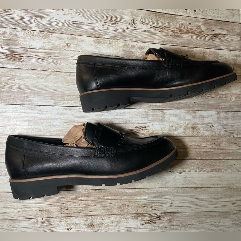 Kate Spade Women's Kady Leather Loafers Shoes Black 8 - Picture 7 of 11